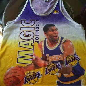 Magic Johnson Lakers Starter Jersey